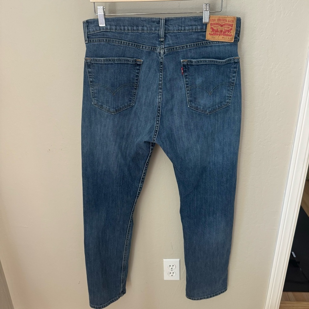LEVI’S 505 Red Tab Straight Leg Jeans Denim Classic Fit Size 34x32 - Picture 6 of 15